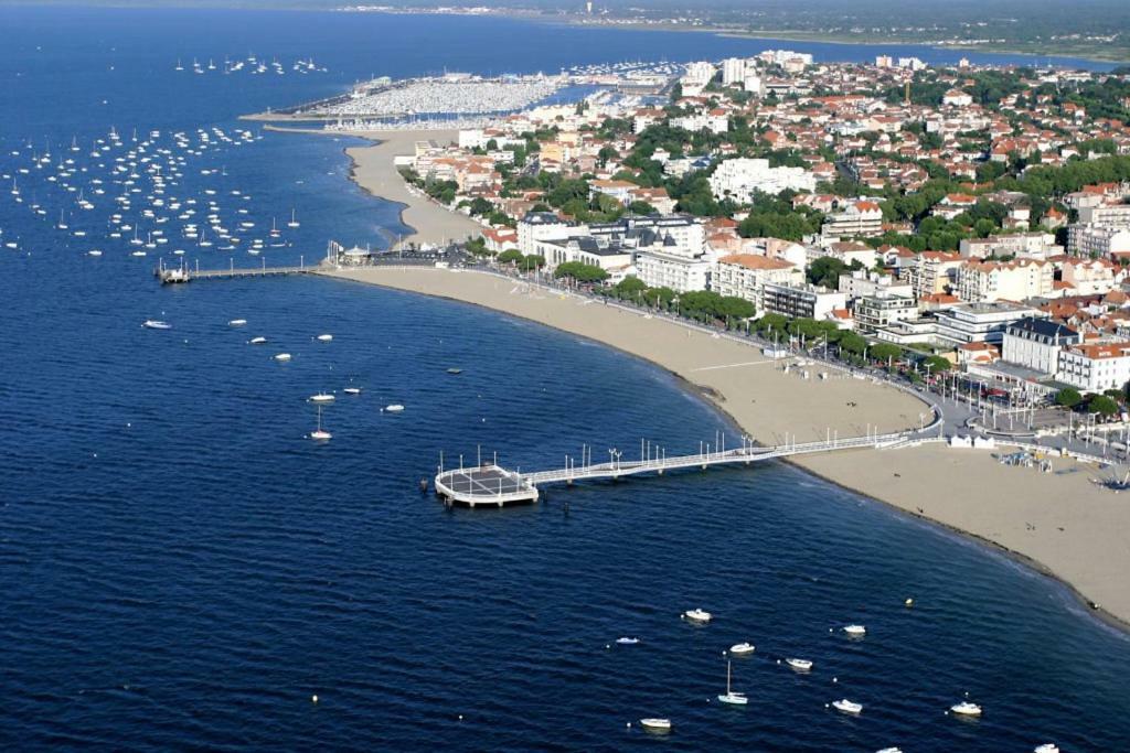 Bel Appt T2 Centre-Ville D'Arcachon Avec Terrasse Et Parking 외부 사진
